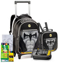 Kit Escolar Infantil – Mochila de Rodinhas, Lancheira e Estojo.